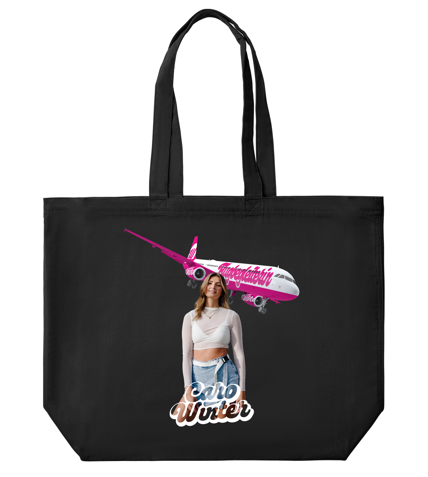 Flugbegleiterin - Canvas Large Tote